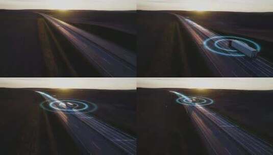 自动驾驶航拍【4K】高清在线视频素材下载