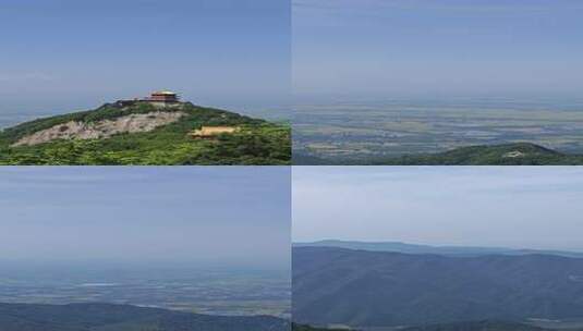 陕西西安秦岭终南山南五台夏天自然景观高清在线视频素材下载