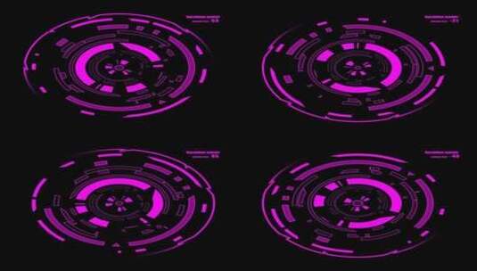 HUD 高科技 图形模板高清AE视频素材下载