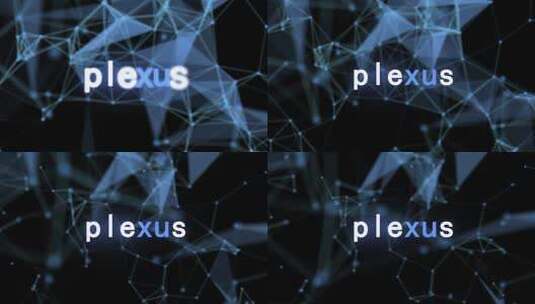 科技plexus片头片尾背景AE模版高清AE视频素材下载