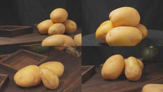 土豆马铃薯视频高清在线视频素材下载