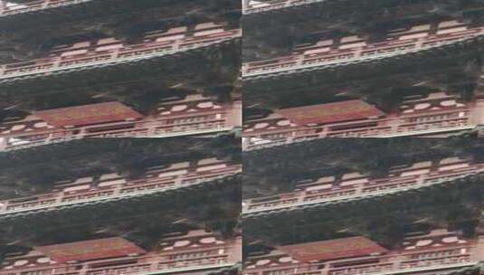 雨中的江苏苏州寒山寺普明宝塔高清在线视频素材下载