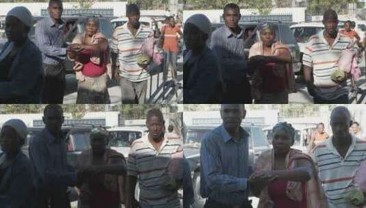 地震受害者抵达海地医院高清在线视频素材下载