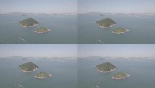 香港热带自然海岛大海森林小岛阳光风光高清在线视频素材下载