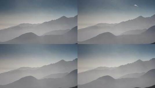 高山日出的特写镜头高清在线视频素材下载