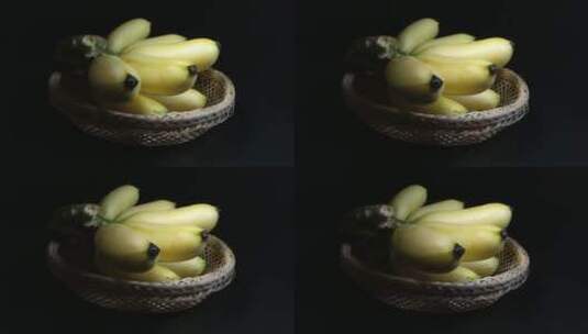 小香蕉水果高清在线视频素材下载