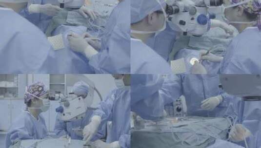 近视手术眼科白内障手术眼科医院近视微创高清在线视频素材下载