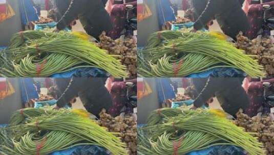济南七里堡蔬菜批发市场，蔬菜批发高清在线视频素材下载