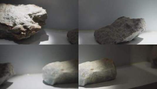 标本矿石展览地质石料矿产高清在线视频素材下载