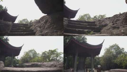 杭州宝石山景区寿星石高清在线视频素材下载