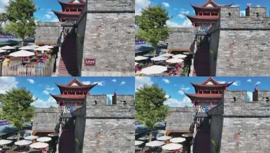 洱海门城墙高清在线视频素材下载