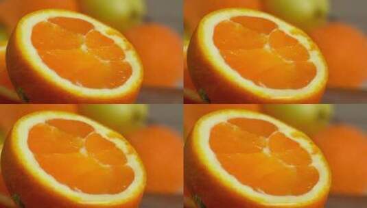 新鲜水果橙子4K高清在线视频素材下载