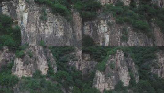 悬崖崖壁航拍素材高清在线视频素材下载