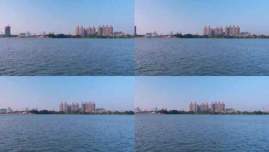 广州珠江滨江城市江景住宅景观高清在线视频素材下载