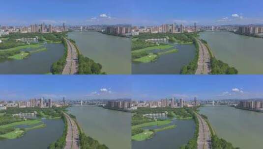 惠州市惠城区惠博大道大景高清在线视频素材下载