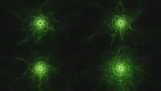 绿色神秘恐怖魔幻隧道高清在线视频素材下载