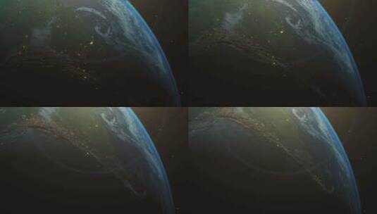 地球自转超高清素材【4K】高清在线视频素材下载