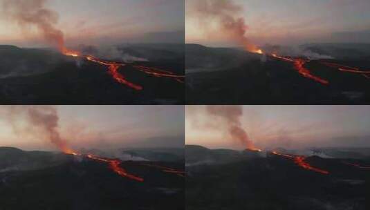 格尔丁达加尔斯戈斯火山【4K]高清在线视频素材下载