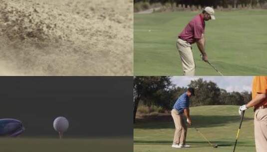 高尔夫休闲高清在线视频素材下载