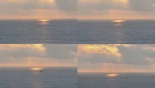 海南陵水清晨海岸航拍高清在线视频素材下载