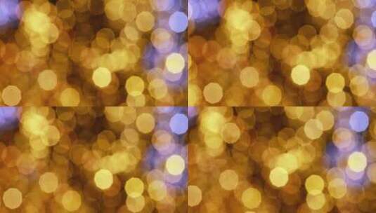 4K-超清拍摄金黄色的霓虹灯高清在线视频素材下载