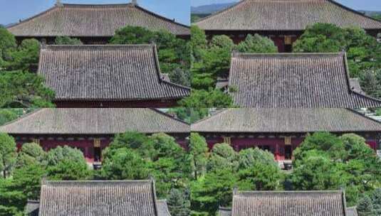 辽宁锦州义县奉国寺辽代古塔古建筑高清在线视频素材下载