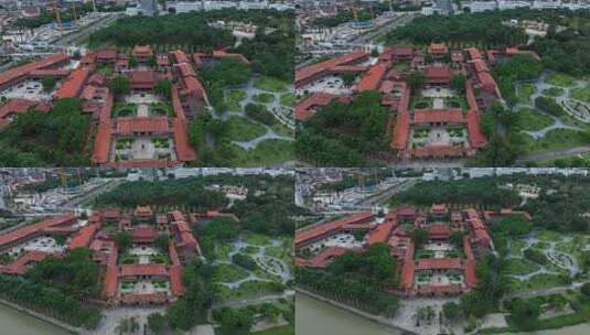 漳州南山禅寺航拍闽南寺庙古厝古建筑高清在线视频素材下载