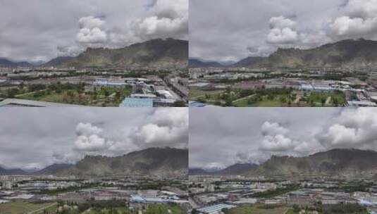 拉萨航拍空镜高清在线视频素材下载