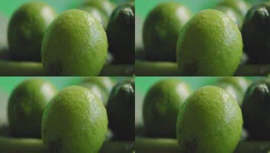 特写新鲜的柠檬高清在线视频素材下载