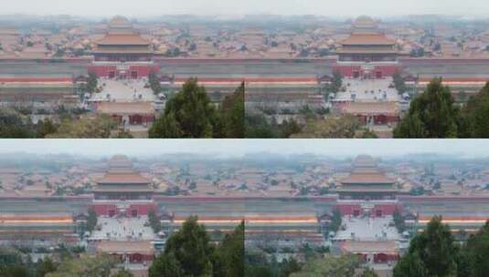 北京紫禁城日全景延时高清在线视频素材下载