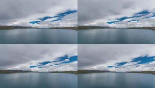 西藏羊湖日托寺风光延时高清在线视频素材下载