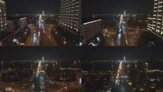 湖南长沙城市风光地标建筑航拍高清在线视频素材下载