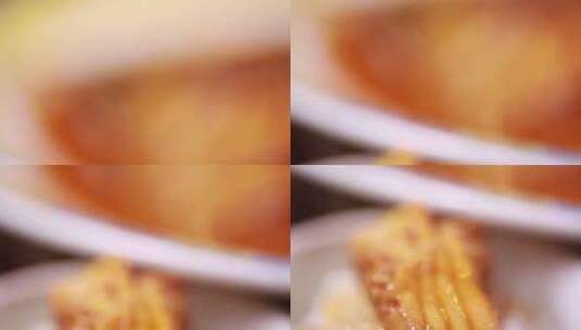 中华美食鱼头泡饼高清在线视频素材下载