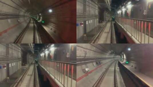 15号线无人驾驶地铁高清在线视频素材下载