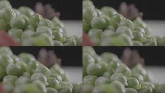 盐水豌豆LOG高清在线视频素材下载