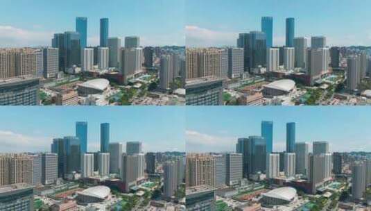 城市高楼大厦-金融商务中心青岛上海高清在线视频素材下载