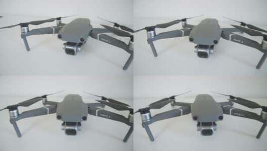 桌子上的无人机特写镜头高清在线视频素材下载