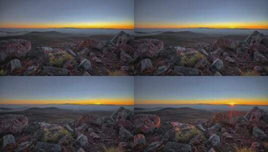沙漠日出图基诺高清在线视频素材下载