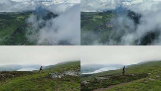 登山旅游自然风光合集高清在线视频素材下载