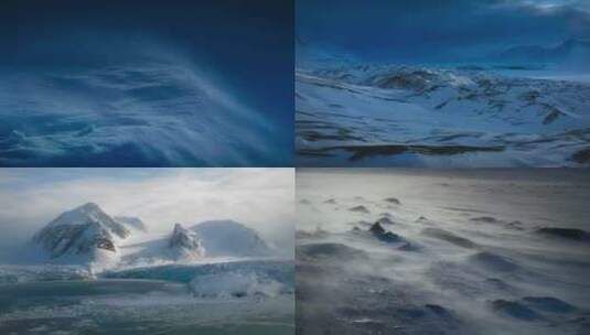 东北冬天雪山下雪航拍冬季 (3)高清在线视频素材下载