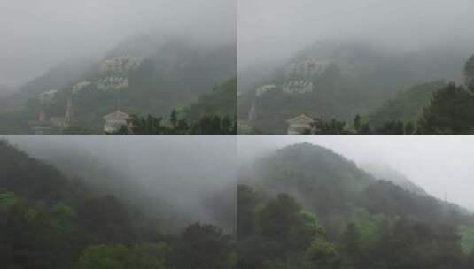 山林大雾高清在线视频素材下载