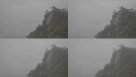 春天，信宜钱排春雨，烟雨大山乡村云雾缭绕高清在线视频素材下载