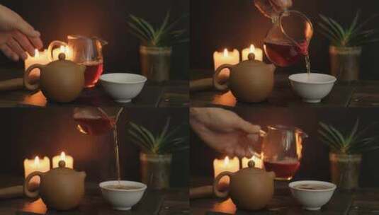 茶道 泡茶 中式茶艺高清在线视频素材下载