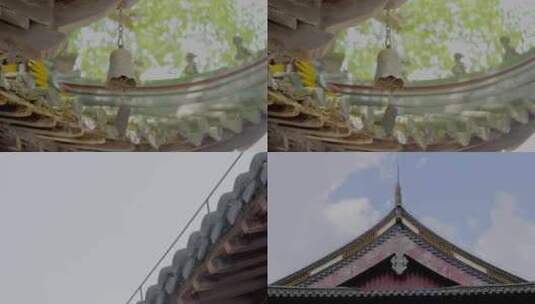 原创江南古建筑屋檐特写合集4K-4高清在线视频素材下载