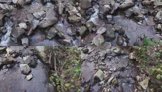 航拍秦岭秋天景色 秦岭 秋季高清在线视频素材下载