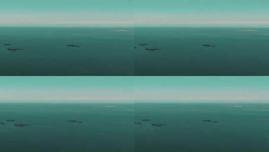 航拍夏日蓝色大海海洋竖屏高清在线视频素材下载