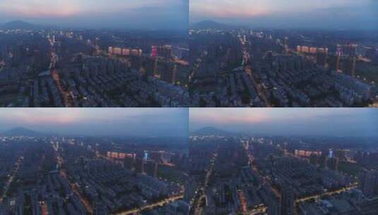 福建漳州市区夜景高清在线视频素材下载