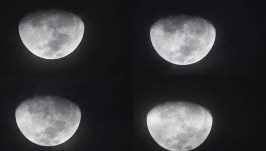 月亮缓缓落下高清在线视频素材下载