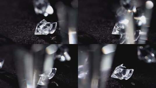 旋转的宝石抽象美妆素材高清在线视频素材下载