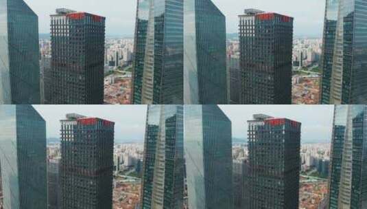 珠江新城cbd广州银行大楼-6高清在线视频素材下载